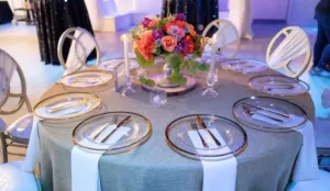 dining white & grey